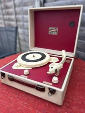 Classic Broadcaster Gramette Vintage Valve Record Player - Full Working Order 