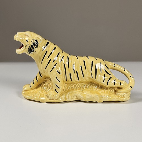 Vintage mcm yellow ceramic - yellow,