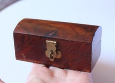 Vintage Hinged Wooden Box