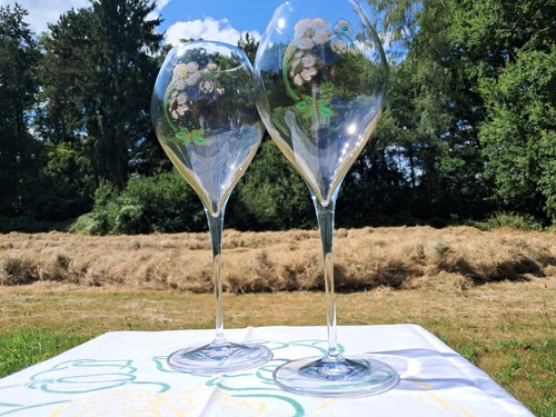 Pair two vintage perrier - pair,