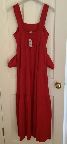 Ladies red linen - ladies,