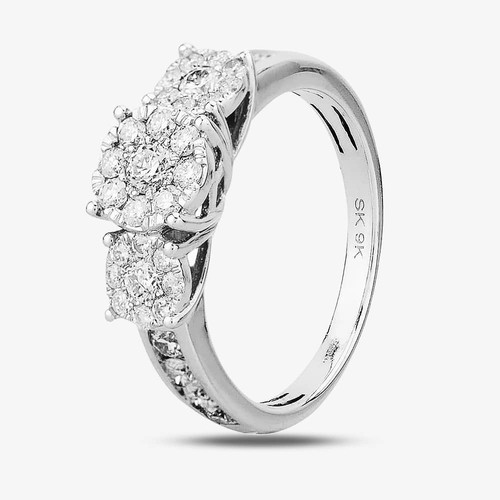 9ct white gold 00ct diamond - 9ct,