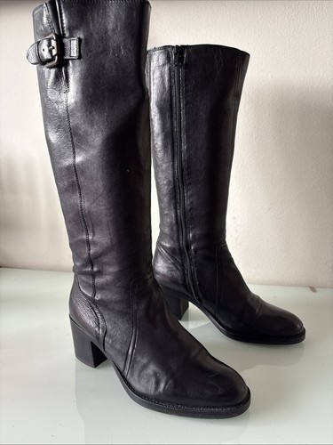 Clarks black leather - clarks, d