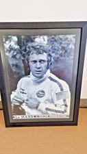 Framed Steve McQueen Le Mans print