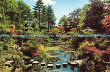 D150398 Dorset. Japanese Garden. Stepping Stones. Compton Acres