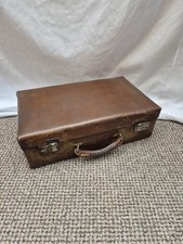 Vintage Leather Suitcase