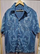 Versace Barocco Print Denim