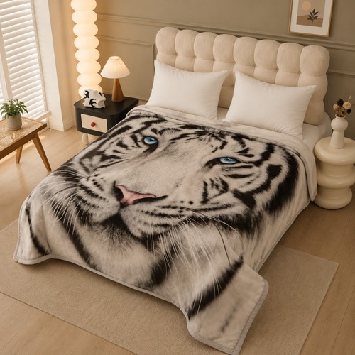 Animal throw print - print, faux
