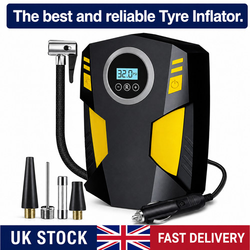 Car tyre inflator - car,