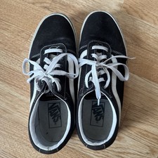 Vans Old Skool Platform Sneaker Black and White  