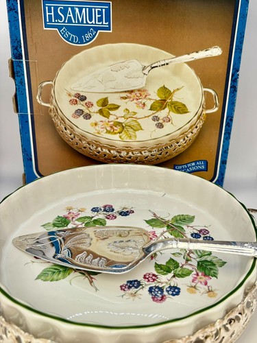 Samuel vintage ceramic flan - h,