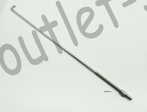 Brake rod with - nut, for