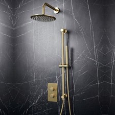 Apres Brushed Brass Round