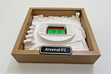 Framed 3D Map of Arsenal FC Stadium