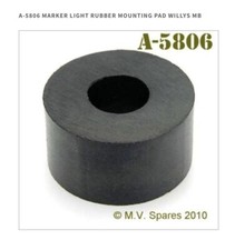 M.V. Spares  A-5806 MARKER LIGHT RUBBER MOUNTING PAD WILLYS MB