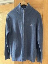 Gant Cotton Pique Zip Cardigan