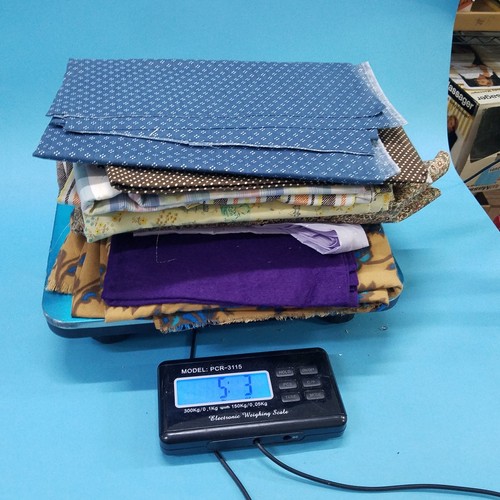 Fabric remnant lot - remnant, true