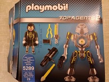 Playmobil 5289 Spy Agent Mega Master Top Blaster Top Agents Figure