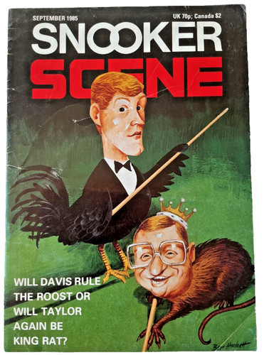 Snooker scene magazine 1985 - scene,