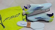 Adidas F50 ELITE LL FG laceless  IH0107 with boot bag, spare insoles new uk 11