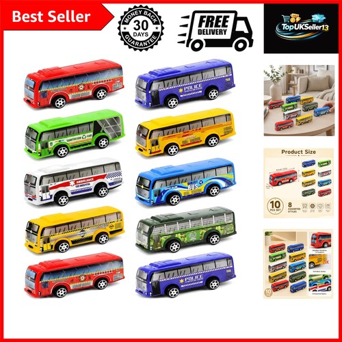 Miniature pull back bus - pull,