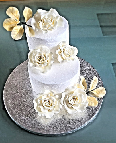 Set white roses - set, 2