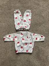 Grey Santa 2 piece jumper