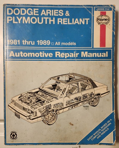 Haynes dodge aries - haynes, plymouth