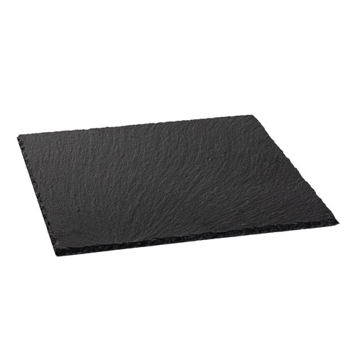 Square slate serving platter - serving,