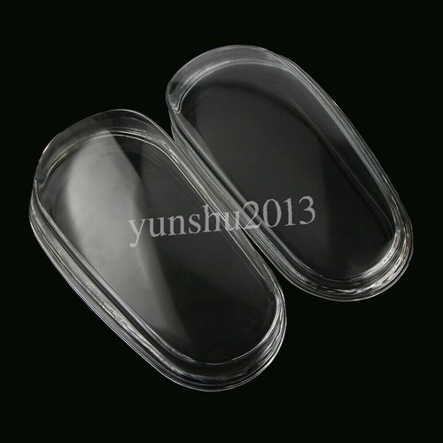 Pair front headlight lens - pair,