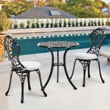 3Pcs Bistro Table &Chair Set