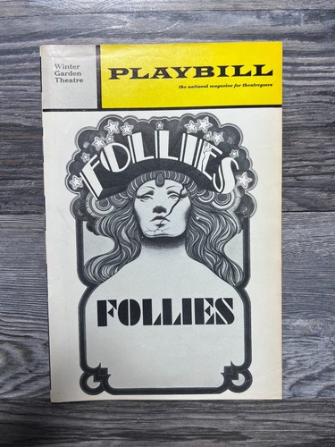 Follies playbill march 1971 - follies,,