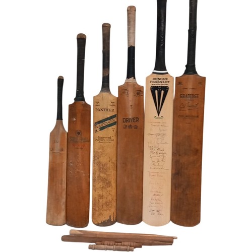 Vintage cricket bats - vintage,