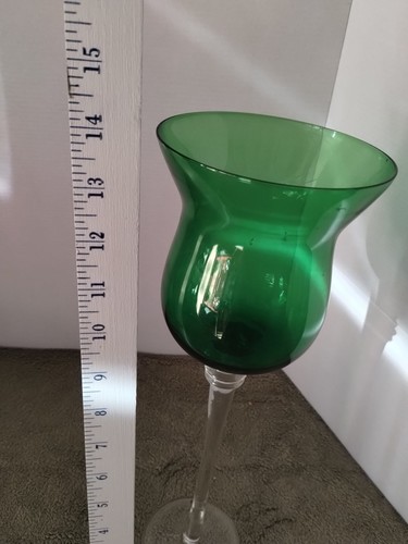 Art glass candle - art,