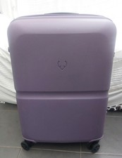 *CLEARANCE Antler Single Stripe Expandable Medium Purple Suitcase Luggage 68cm