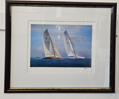 Framed signed tim - signed,