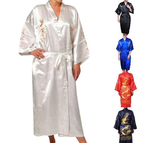 Fashionable men satin - men's, dragon