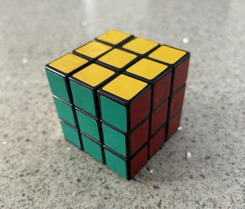 Vintage rubik cube style - vintage,