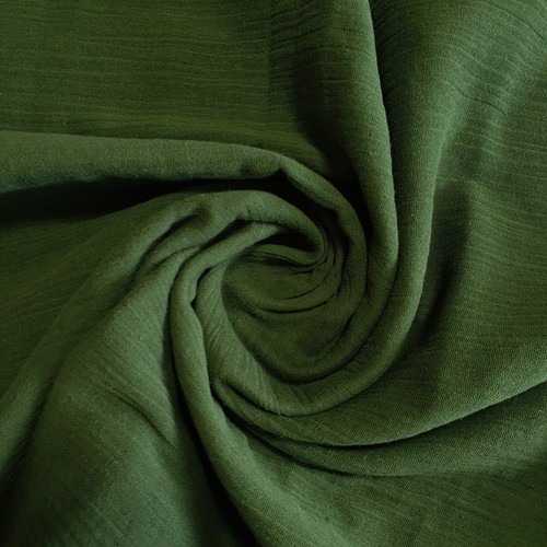 Green double gauze 100 cotton - double,