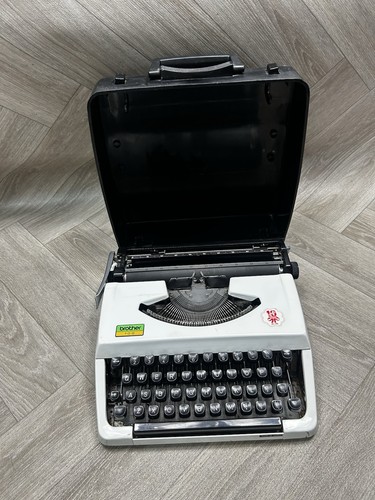 Vintage brother 100 typewriter - vintage,