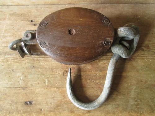 Vintage rigging pulley - rigging, pulley.