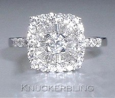 0.80ct G VS2 Baguette and