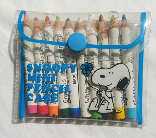 Vintage snoopy mini pencil - snoopy,