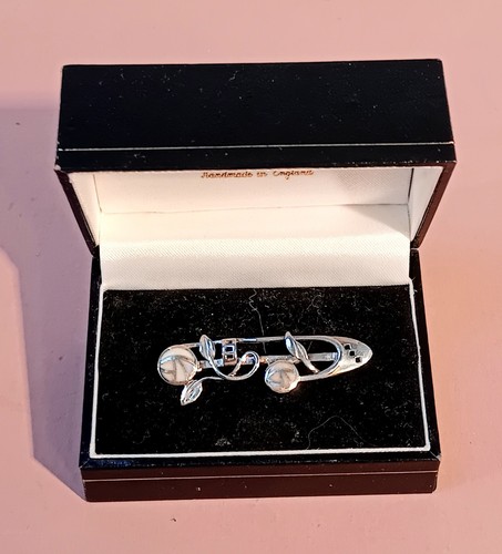 Vintage 925 silver - and, enamel