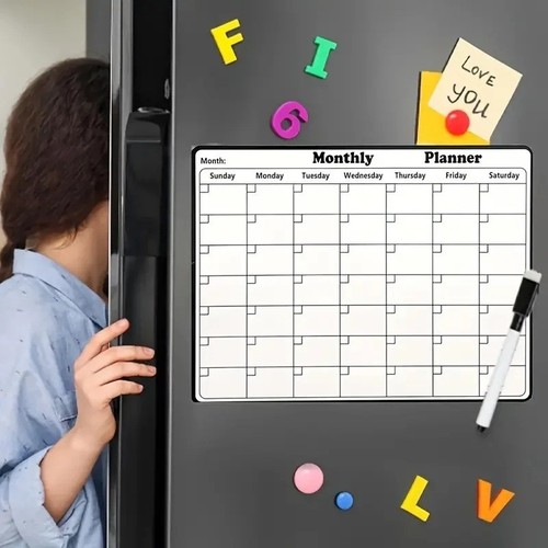Magnetic calendar dry wipe - magnetic,