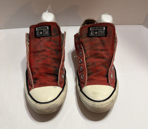 Dirty old converse red used - red,