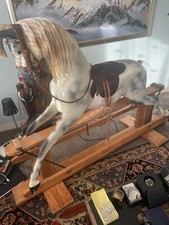 Beautiful Large Vintage Haddon Rocking Horse