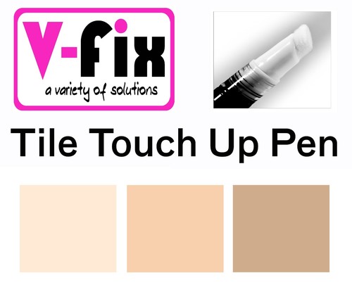 Cream tile touch repair pen - tile,