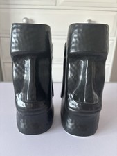 Pair of Black Ceramic Cocktail