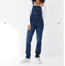 Fat Face Lewes dungarees dark